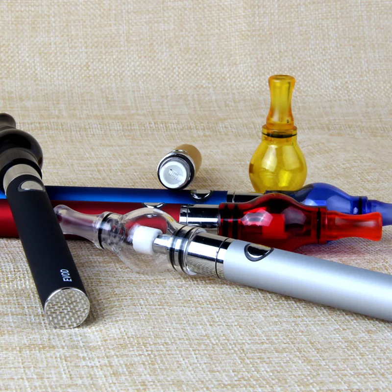 

Evod Wax Pen Starter Kit E Cigarettes eVod Battery Replaceable Coil Glass Globe Dab Atomizer Herbal Vape Vaporizer Pen Kit