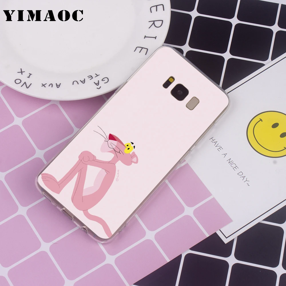 YIMAOC Красивая Розовая пантера для samsung Galaxy A10 A20 A30 A40 A50 A70 A2 J4 J6 J7 J8 Core Duo Примечание 10
