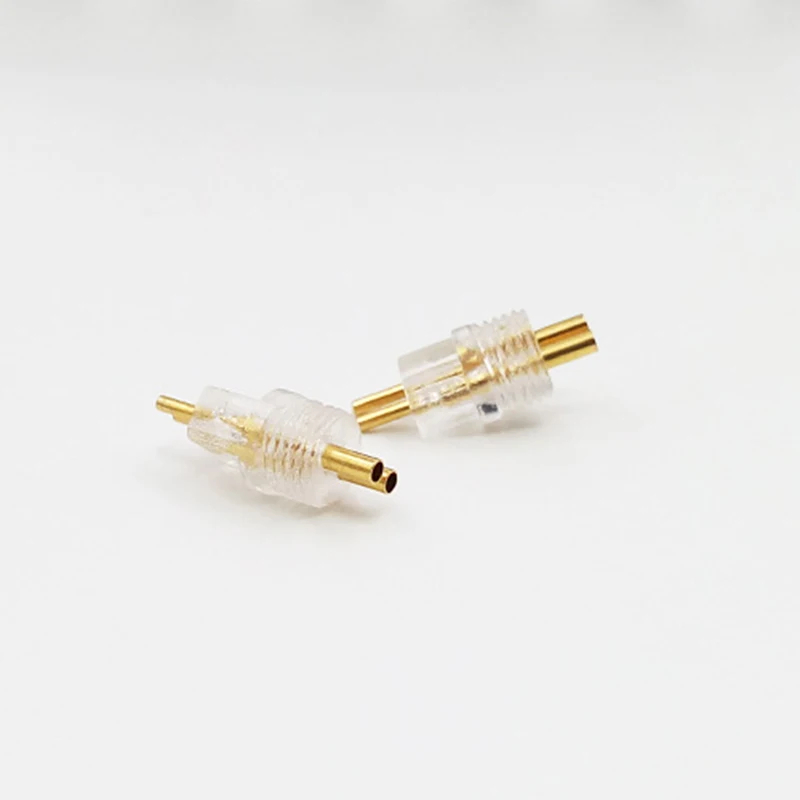 1 пара металлических штырьковых разъемов 3 5 мм mmcx 0 78 W4r UM3X ue11 ue18 сделай сам