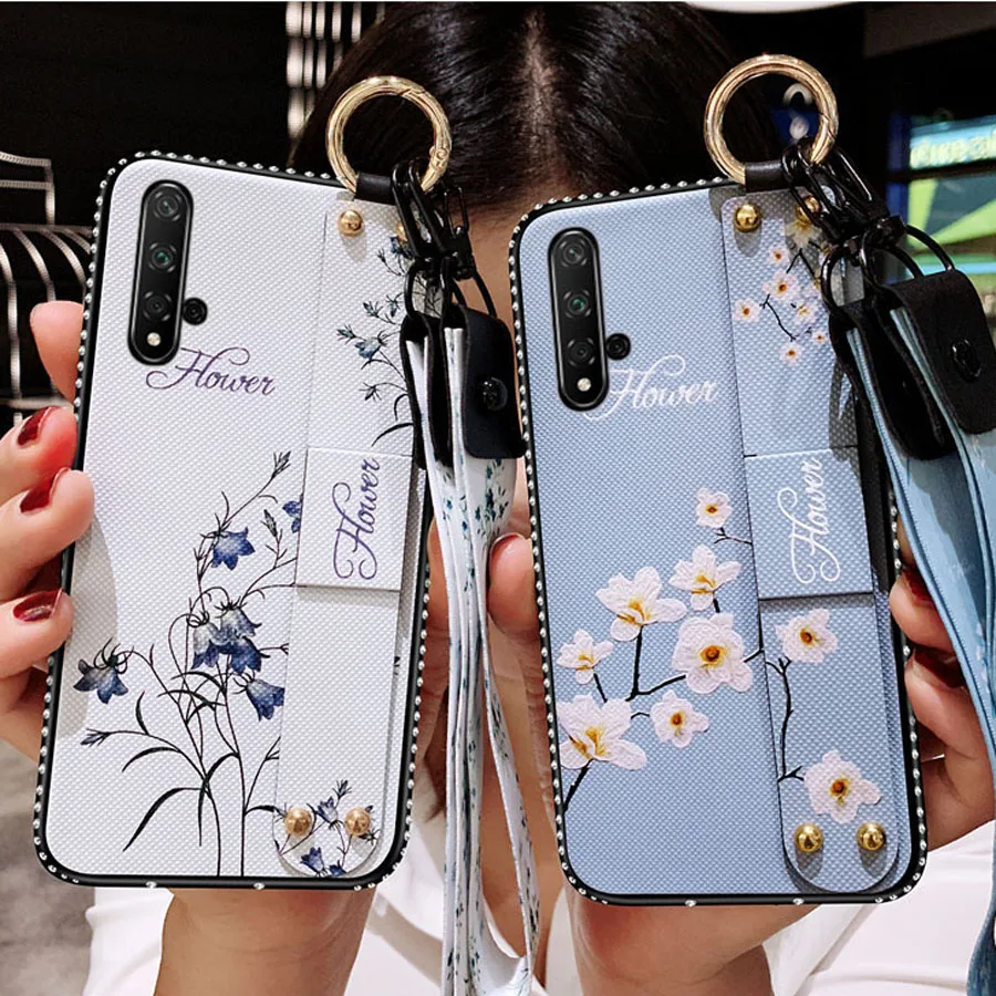 glitter diamond strap tpu case for huawei mate 20 pro P30 P20 pro lite honor 7x 8x 10 20 7A pro lite Y6 pro Y9 case cover