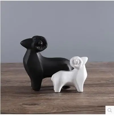

Ceramic sheep crafts, creative European and American style animals