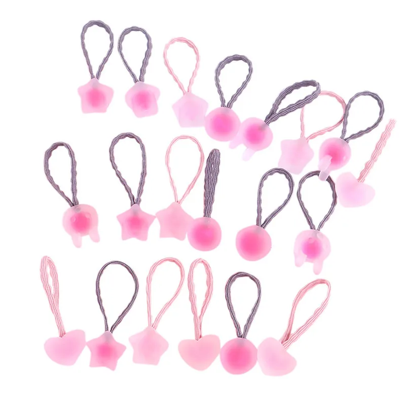 

Baby hair accessories Candy Color Kids Elastic Hair Rope Ponytail Band Ties Girls Hair Accessories #4M20