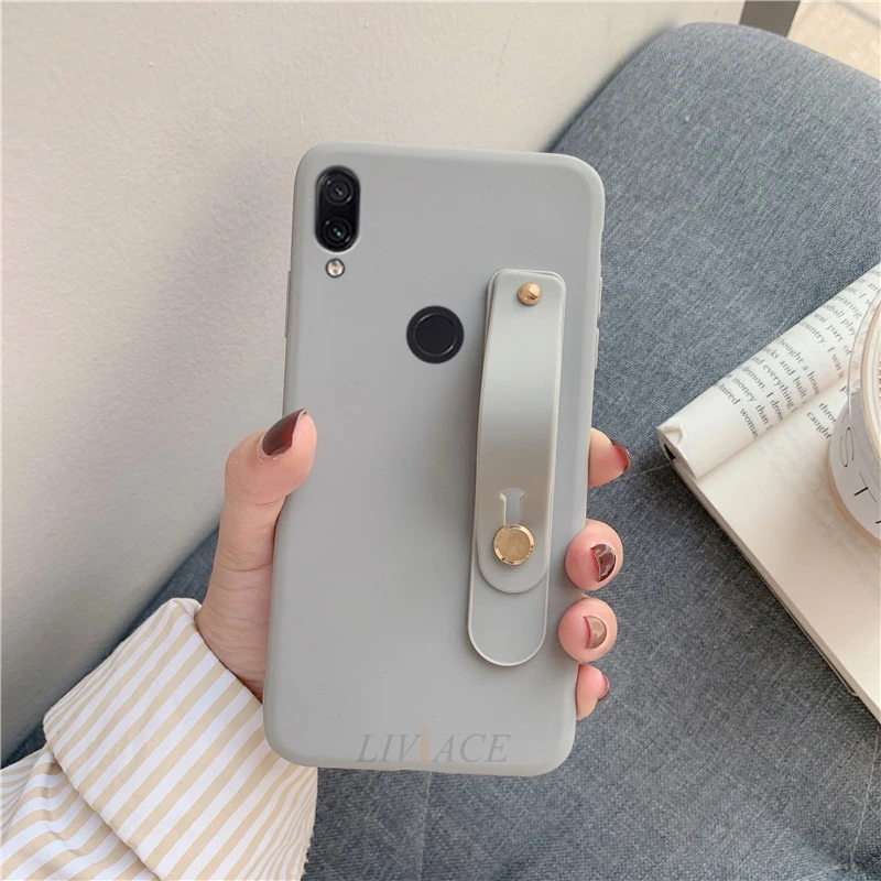 Силиконовый чехол с ремешком на руку для huawei p30 p20 lite pro p8 p9 p10 p smart plus, держатель с подставкой, мягкий чехол