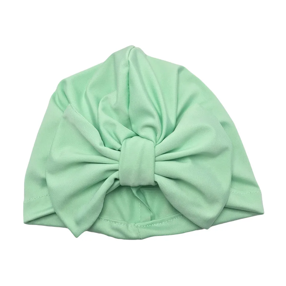 0-18Months Cute Baby Hats Cotton Soft Turban Knot Girl Summer Hat style Kids Newborn Cap for baby girls | Детская одежда и обувь