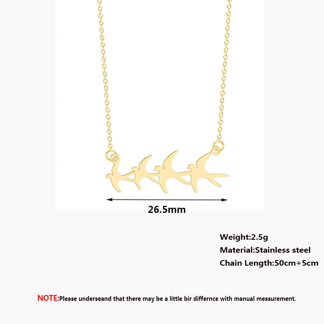 Новинка ожерелье Cxwind с подвесками в виде птиц для женщин из флока животными и