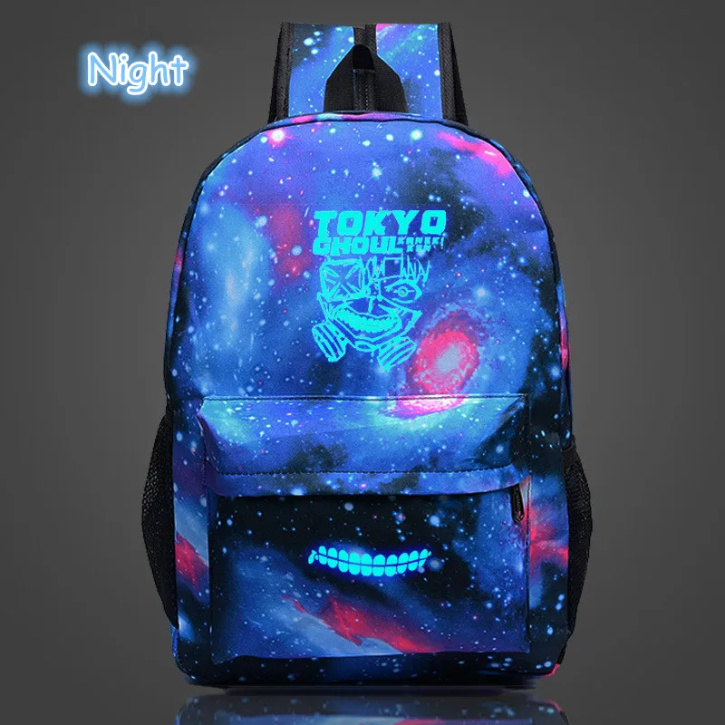 Hot Sell Anime Tokyo Ghoul Backpacks Luminous Printing Gengar School Bags For Teenager Girls Mochila Feminina | Багаж и сумки