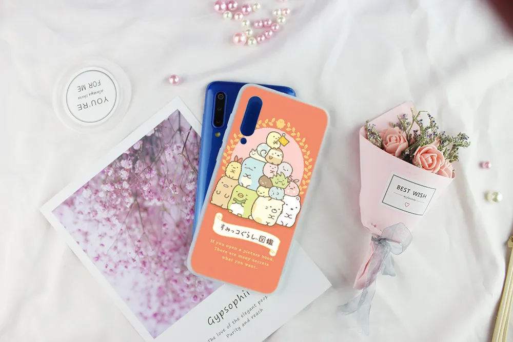 Чехол для телефона MLLSE sumikko gurashi Rilakkuma Xiaomi MI 11 10 9 8 A2 A1 A3 Lite Se CC9 9t Pro 6 6X 5X Mi11 Ultra|Бамперы|