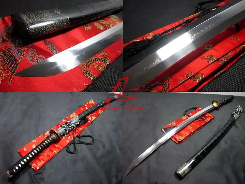 Заточенное лезвие катана Цуба В Форме Дракона choji хамона из глины|blade wizard|sharpen