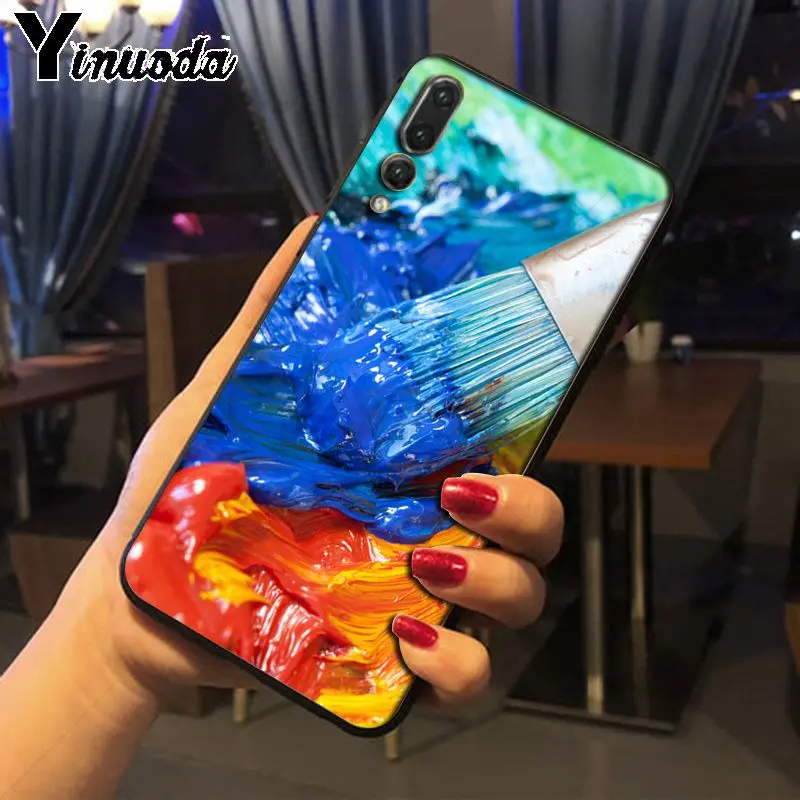 Yinuoda красочный набор акварельных красок палитра для телефона чехол Huawei P20pro mate10lite