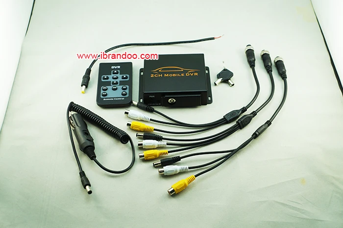 Система записи с 2 камерами для использования в автобусе и такси включая камеры 5