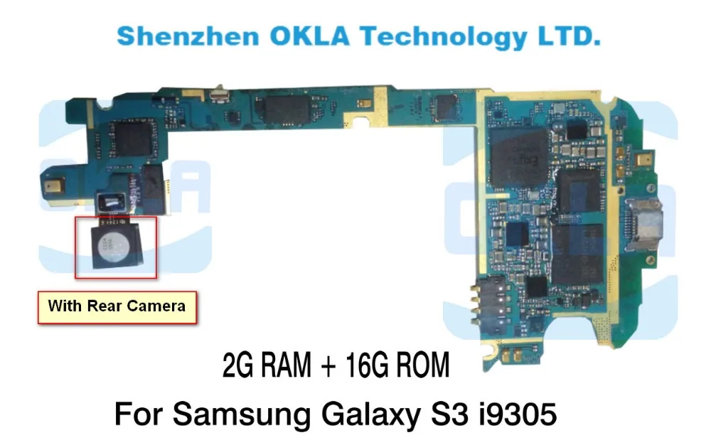 Материнская плата для Samsung Galaxy SIII S3 i9305 б/у материнская логическая замена от