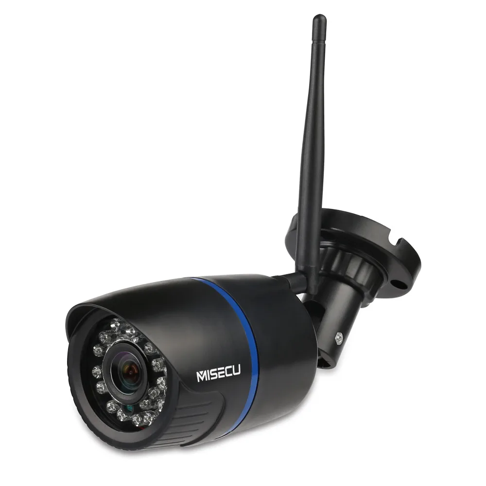 MISECU 1080P 720P Wifi IP камера SD карта Аудио беспроводная наружная Водонепроницаемая Камера Безопасности ONVIF P2P ночное видение Бесплатный адаптер