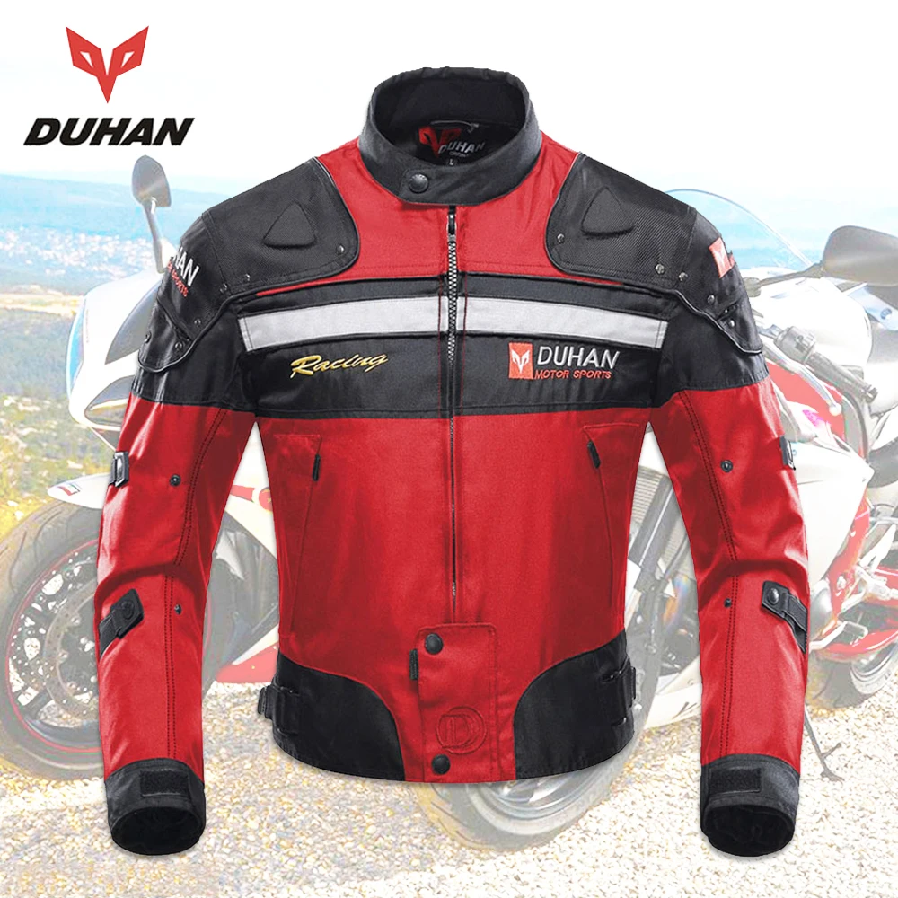DUHAN Motorcycle jacket men Protective Moto Jacket Motocross Off-Road Dirt Bike Riding Windproof Jaqueta racing Clothing | Автомобили и