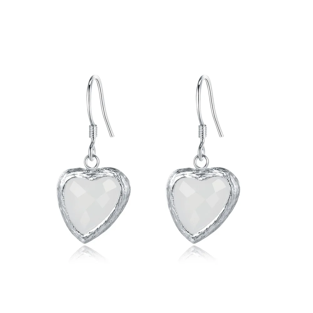 Новинка 2019 креативные серьги в форме сердца женские сеточку красного цвета