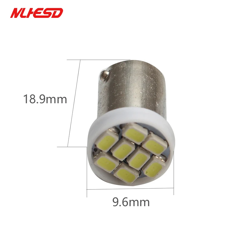 10 шт. Ba9s 44 47 T11 T4W штифта AC 6V/6 3 V 1206 3020 8SMD светодиодный пинбол машины светильник