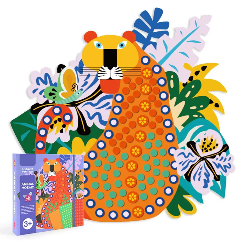 Детский пазл в горошек Инновационный ручной 3D Арт наклейки для рукоделия карты