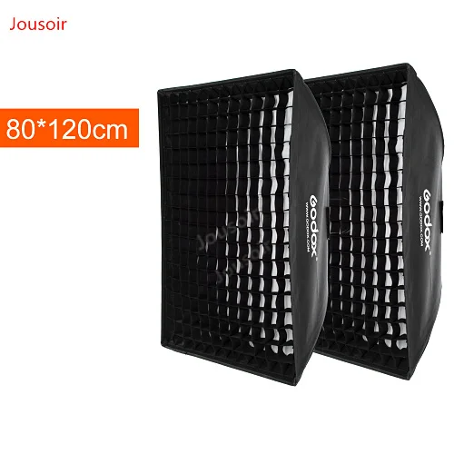 2x Godox 32 &quotx 47&quot 80x120 см Honeycomb софтбокс с решеткой креплением Bowens для студийной