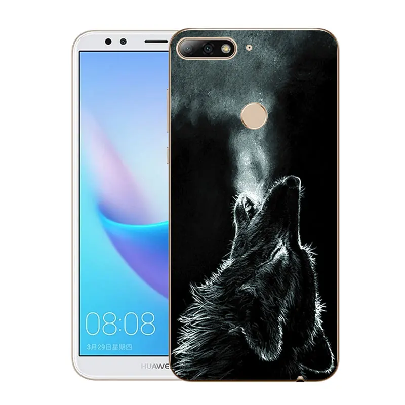 Для Huawei Y7 Prime 2018 / Enjoy 8 чехлы для телефонов 5 99 дюйма тонкий чехол из ТПУ силиконовый