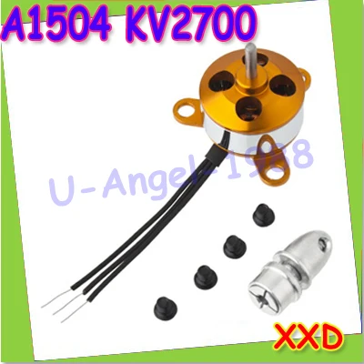 1 шт. Новый A1504 2700KV бесщеточный микро двигатель для мини 4 осевой Мультикоптер/мини