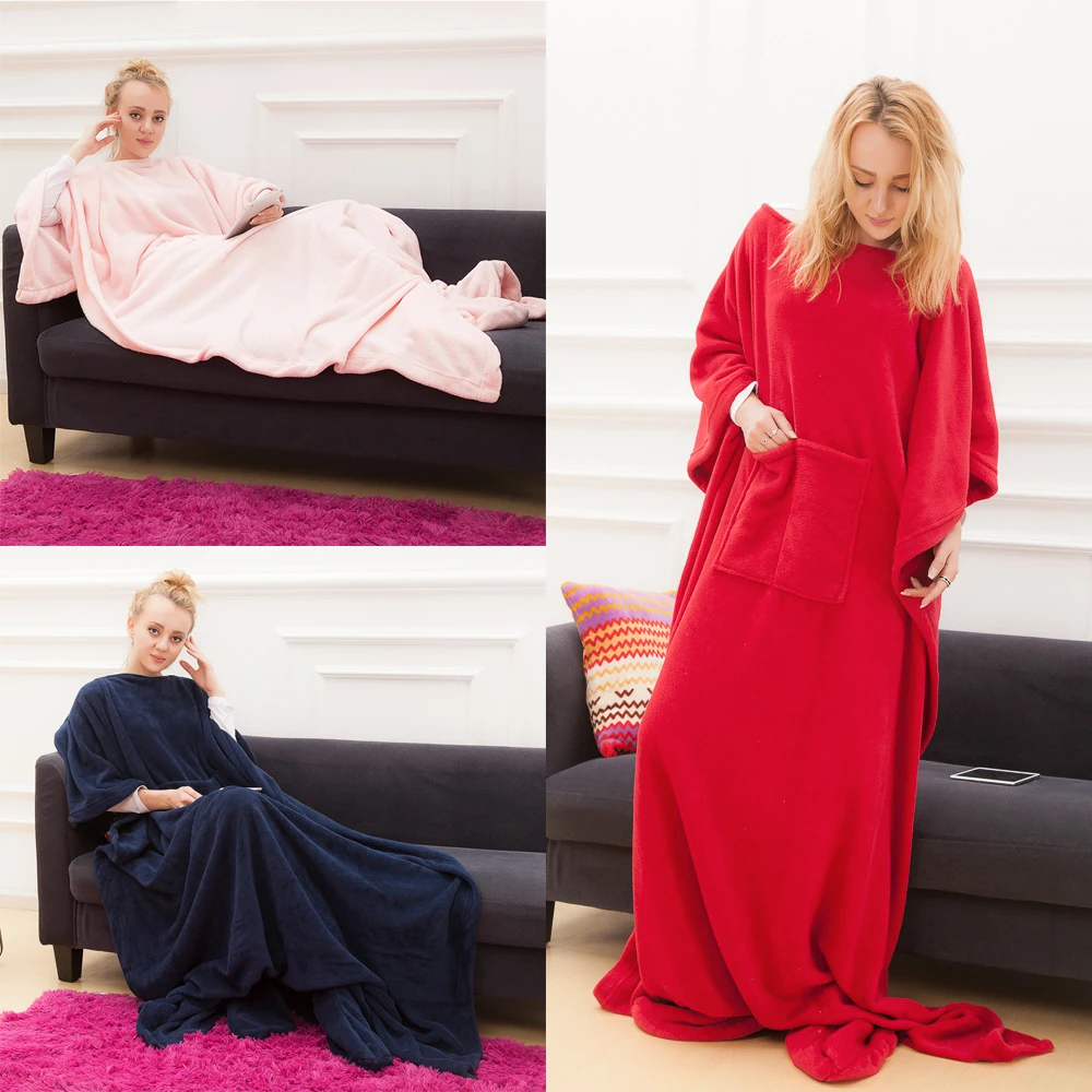 Зимнее одеяло с капюшоном и карманами s теплое мягкое худи косый халат пуловер
