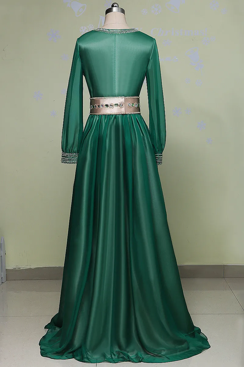 Мусульманское арабское платье вечерние платья 2020 новое с длинным рукавом