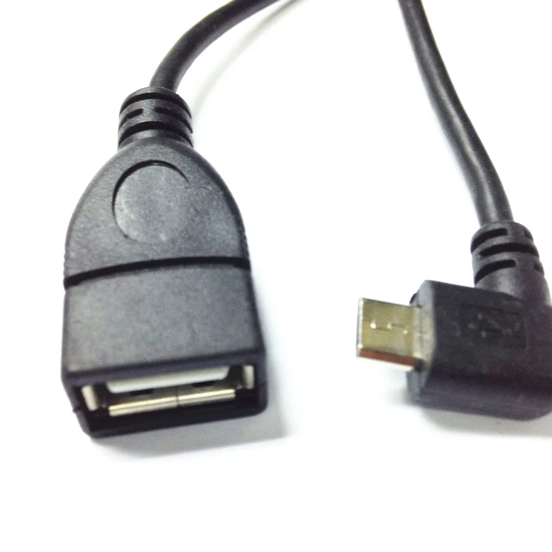 USB A Женский к Micro B 5Pin мужской левый угол адаптер OTG кабель|usb a b|usb bleft angle |