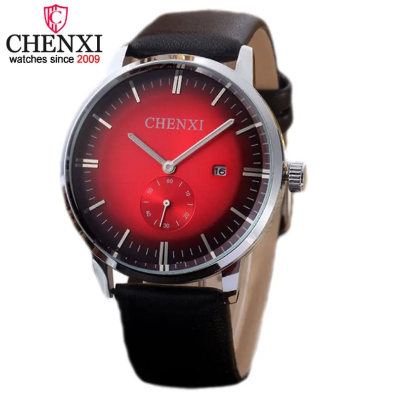 Мужские кварцевые часы NATATE CHENXI деловые от роскошного бренда повседневные