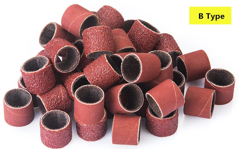 100 шт. шлифовальные втулки 1/2 наждачная бумага шлифовальный для шлифовального