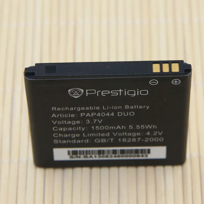 

For Prestigio MultiPhone PAP4044 DUO 4044 battery with tracking number In stock
