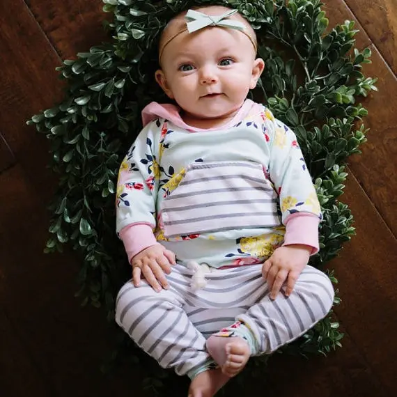 Для новорожденных Одежда и аксессуары для девочек комплект Топы корректирующие