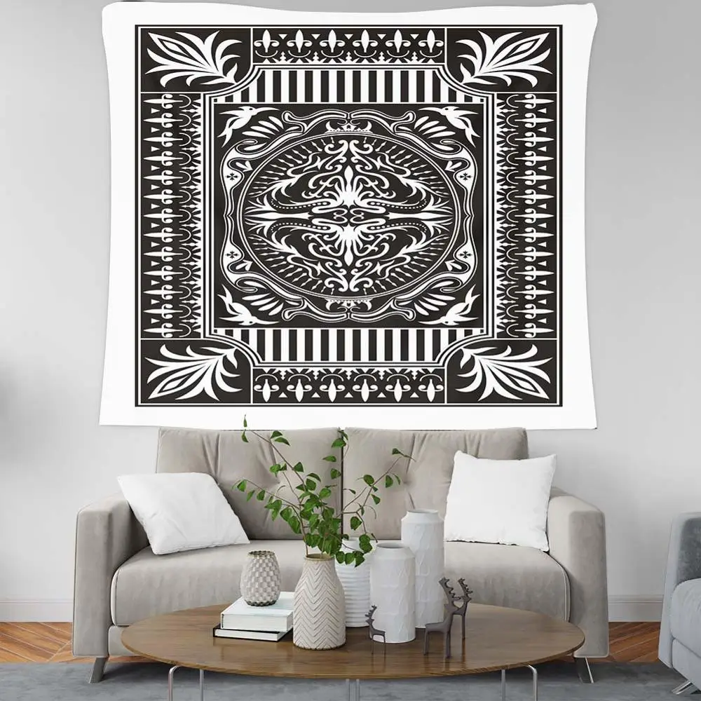 Игральные карты Джокер гобелен настенная ткань Мандала Декор Strand Doek большой