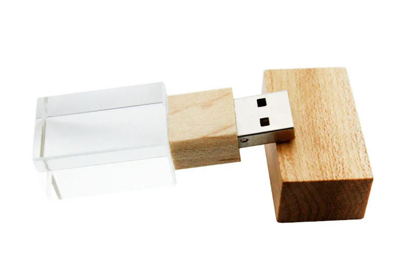 JASTER USB 3,0 деревянный Кристальный USB флеш-накопитель 64 ГБ 32 ГБ 16 ГБ 8 ГБ высокоскоростная USB флешка клен Флешка водонепроницаемый флеш-накопитель