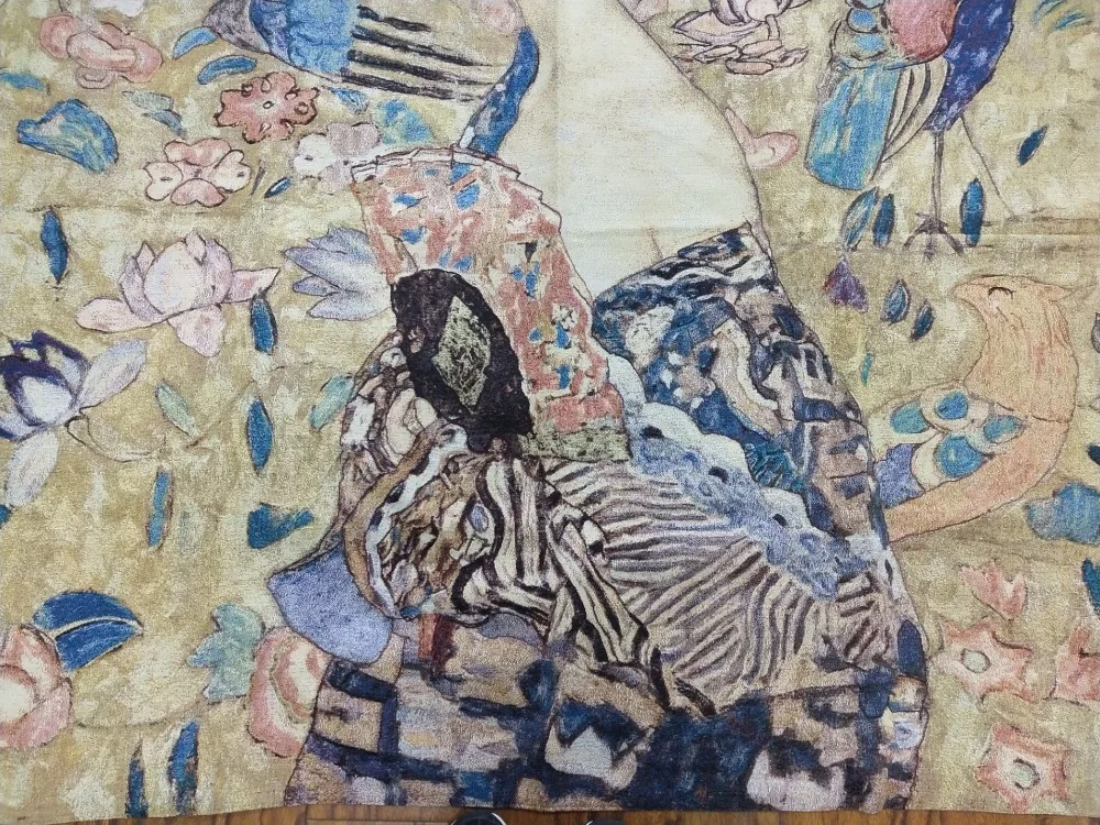 Всемирно известная картина Klimt платье веера женское украшение для картины