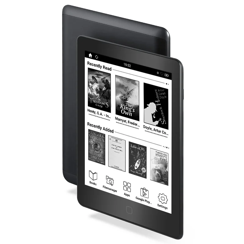 16 ГБ Android 4 электронная книга e ink 6 дюймов HD дисплей 1448x1072 читатель передний