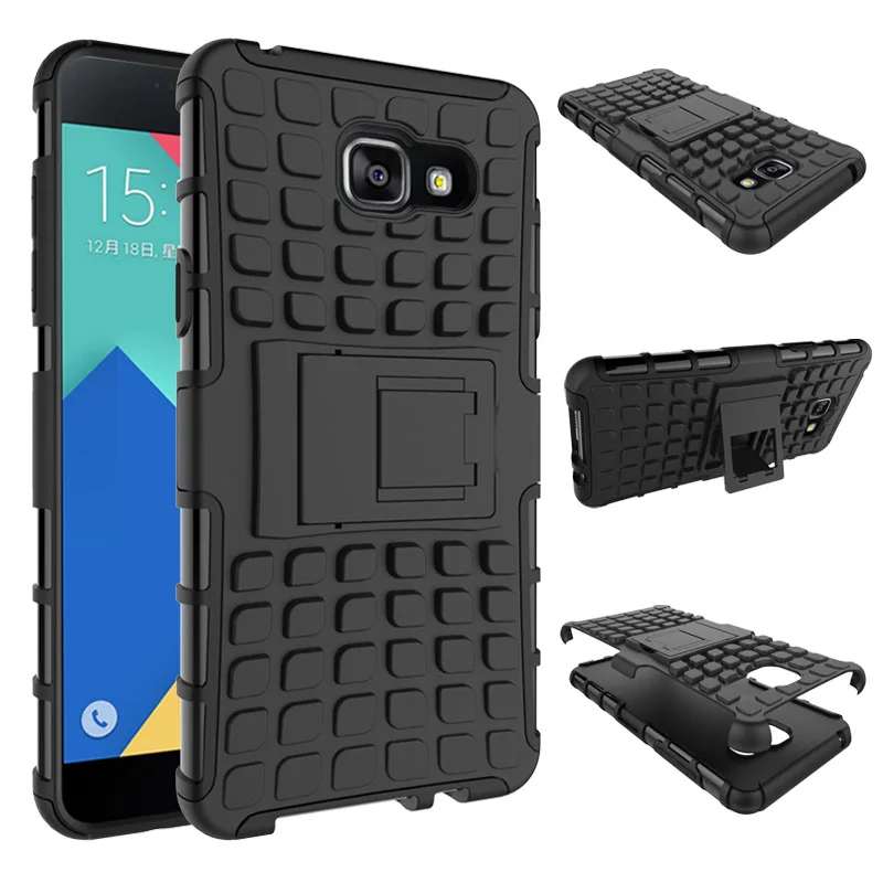Для Samsung Galaxy A7 2016 A7100 A710 Чехлы твердый переплет Heavy Duty Броня гибридный прочный
