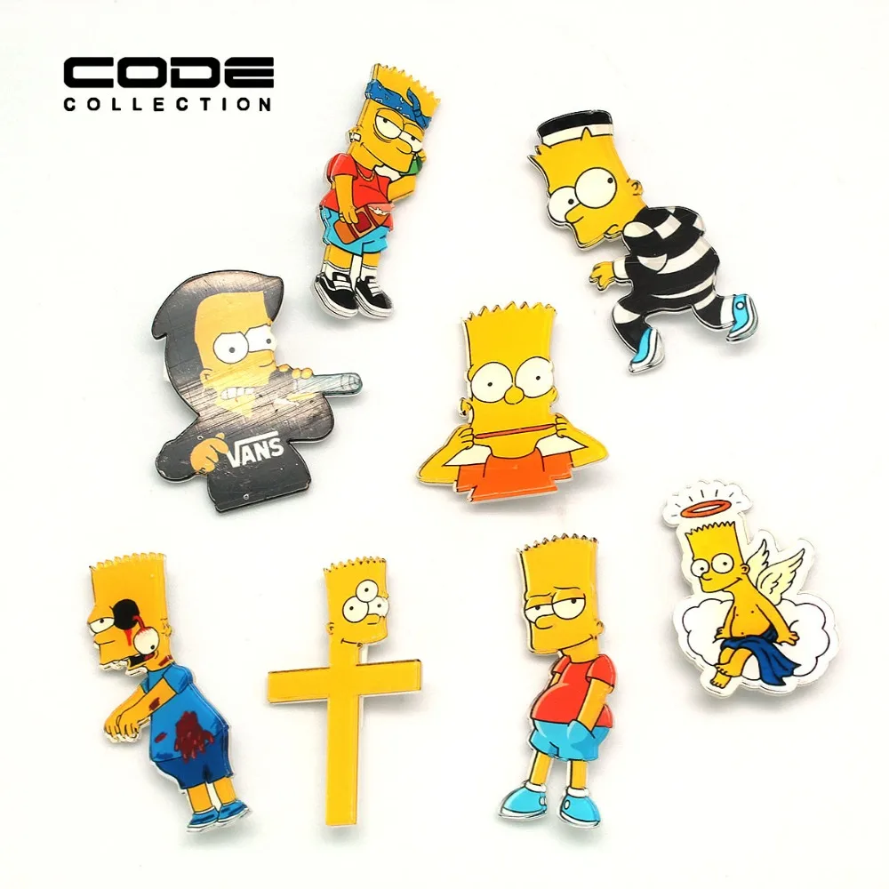 8 шт./компл. лидер продаж популярная акриловая брошь в виде мультяшного персонажа