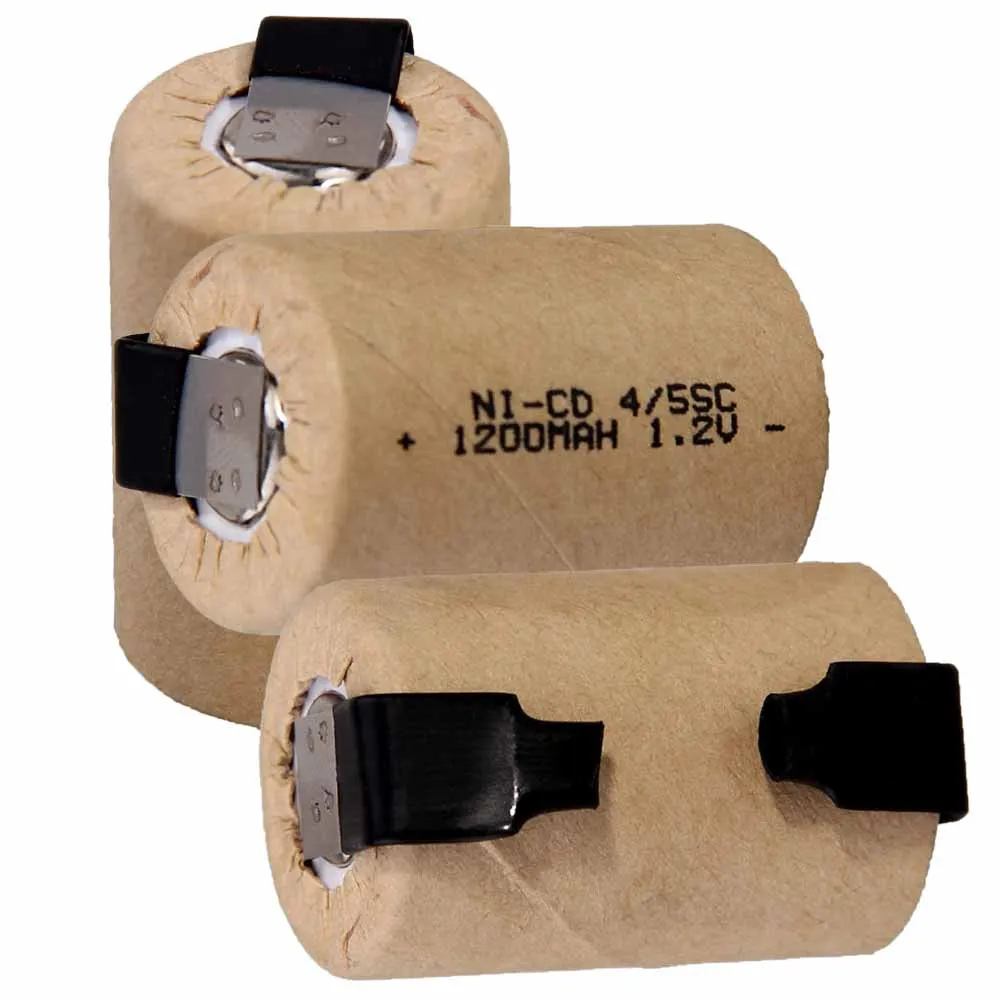 3 шт. 4/5SC батарея 1 2 v батареи перезаряжаемые 1200mAh nicd Батарея для