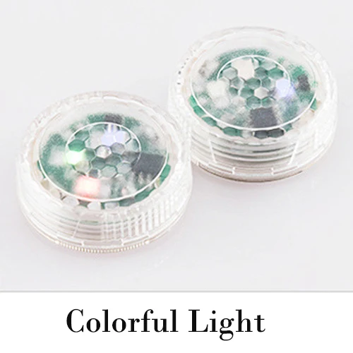 Colorful Light 2 шт. 5 светодиодный магнитный Беспроводной автомобиля открывания двери Предупреждение импульсная лампа индикации безопасности анти-столкновения сигнальный светильник и габаритных фонарей - Испускаемый цвет: Colorful Light