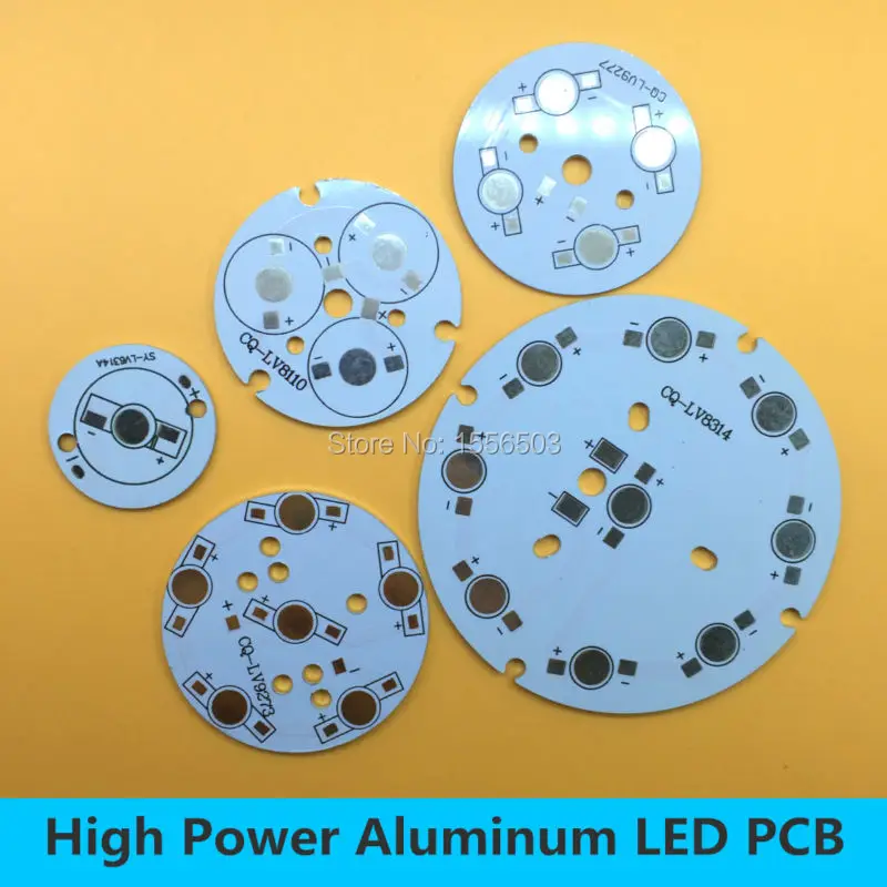Светодиодный светильник высокой мощности 5 шт. алюминиевый теплоотвод 1 Вт 3 4 6 9
