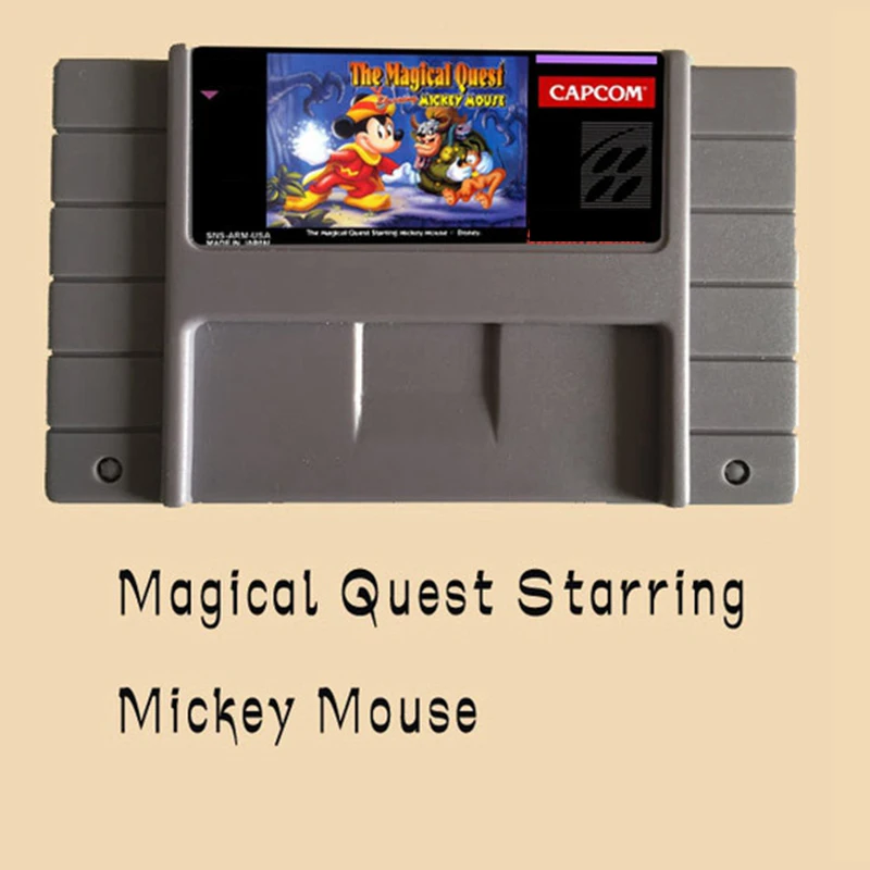 Magical Quest Starring Mouse 46 Pin 16 Bit серая игровая карта для США NTSC игровой плеер| |