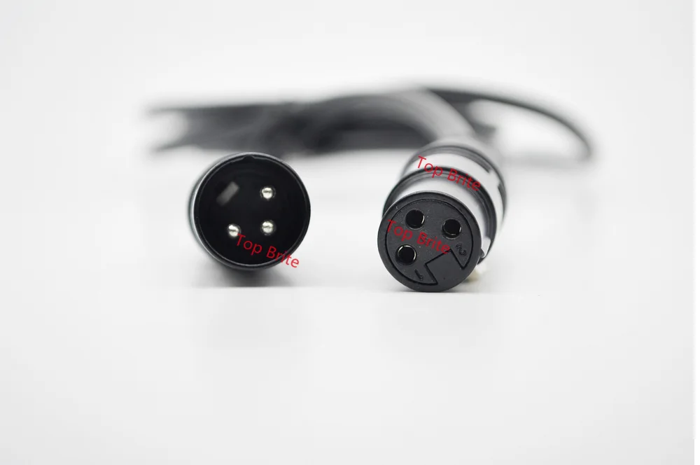 Высококачественный кабель DMX512 длиной 2 метра 3 контактный для подключения