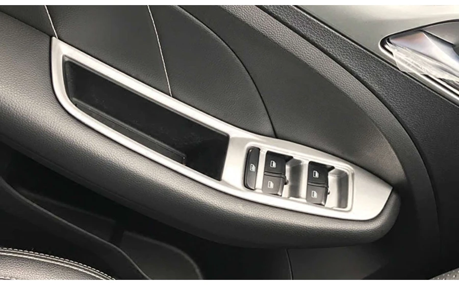Для MG ZS автомобильные аксессуары Автомобильный держатель ручки двери Кнопка подъема окна переключатель украшение крышка отделка ABS/нержавеющая сталь