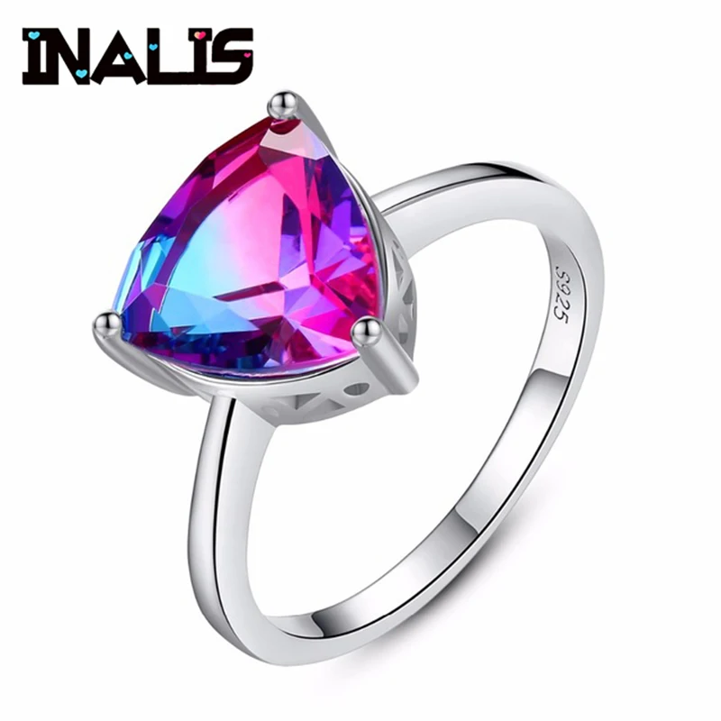 INALIS Новый старинное кольцо на палец S925 Стерлинговый Серебряный декор один