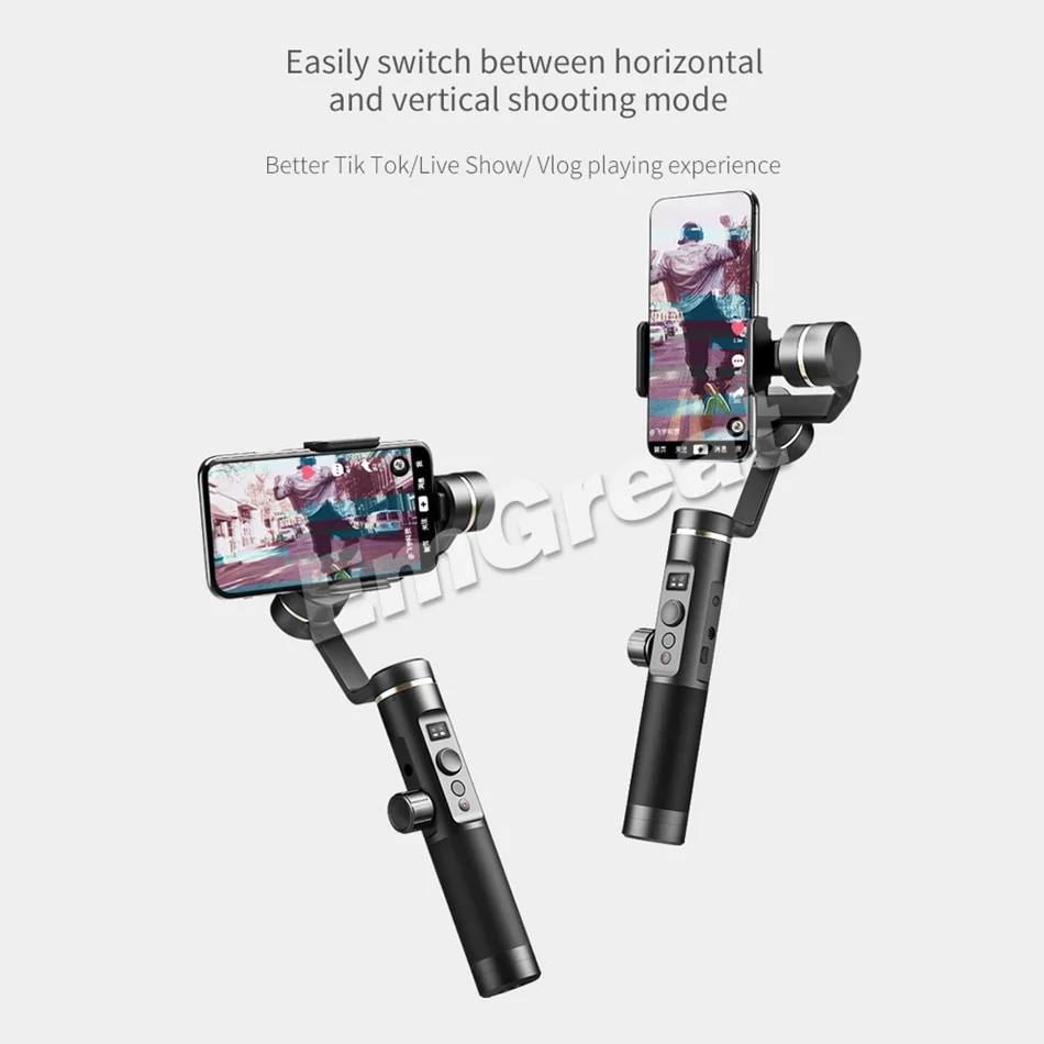 FeiyuTech SPG2 3-х позиционный ручной карданный стабилизатор для iPhone XS/X Max смартфон OPPO samsung S9 ViVO PK DJI Osmo Zhiyun Smooth 4
