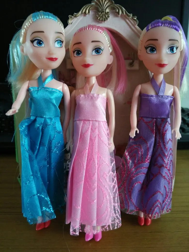 2016 16 см Популярная милая кукла Софии Нови звезда подиума ГУСТ рыба Эльза пони