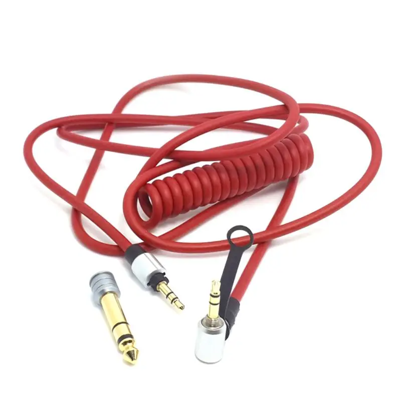 Пружинный стерео аудио кабель Замена шнура для Dr Dre Solo/ Pro/ Mixr/наушников/студии