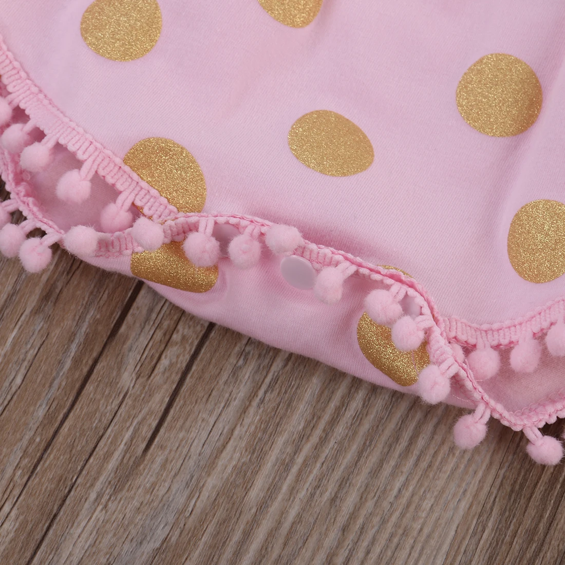 Боди в горошек для маленьких девочек комбинезон малышей Повседневный без