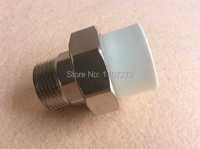 Пластмассовые соединительные фитинги, белый цвет, DN 40x11/4 м