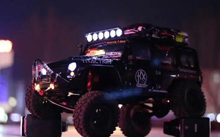 CRAGSMAN 1/8 масштаб внедорожные гонки Cralwer Супер Грузовик Wrangler, RTR прозрачный корпус