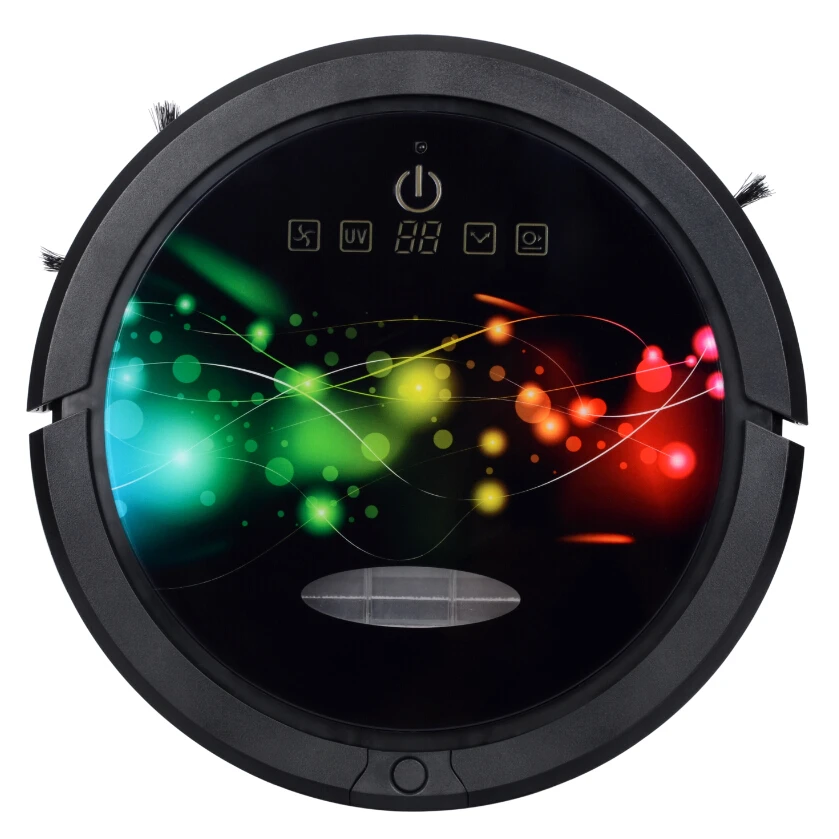 Робот пылесос с Wi Fi управлением на IOS и Android резервуаром для воды влажной сухой